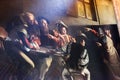 Church of St. Louis of the French with paintings by Caravaggio in Rome, Italy Royalty Free Stock Photo